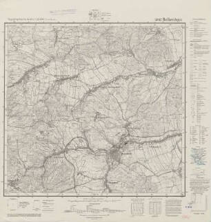 5062 Bolkenhain, Topographische Karte 1:25000 (4 cm - Karte)