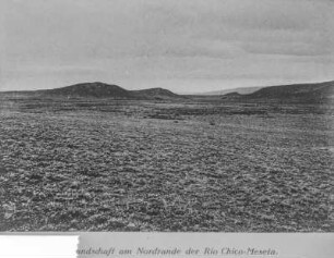Steppenlandschaft am Rio Chico : Blick über eine Steppenlandschaft am Rio Chico