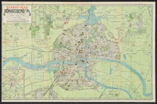 Pharus-Plan Königsberg i. Pr.