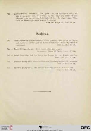 Nachtrag (Nr. 743-747)