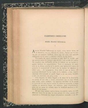 Escritores uruguayos : Adolfo Montiel Ballesteros