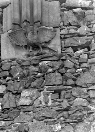 Zyklus von Konsolen mit den Evangelistensymbolen — Der Adler des Evangelisten Johannes