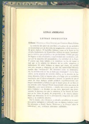 Letras americanas