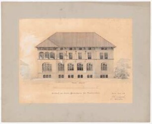 Kreishaus, Neutomischel: Aufriss Hauptfassade