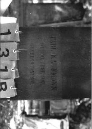 Grabstein 131 [Hahn S. 55f. Grab-Nr. 1459]: Grabstein 131B [Hahn S. 55f. Grab-Nr. 1459]