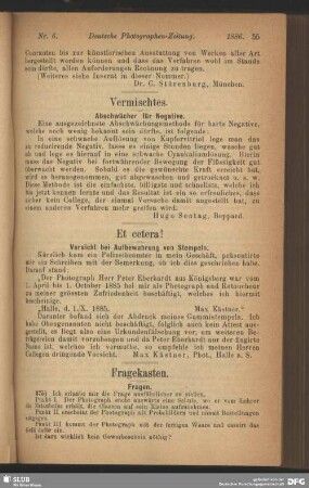 Vermischtes