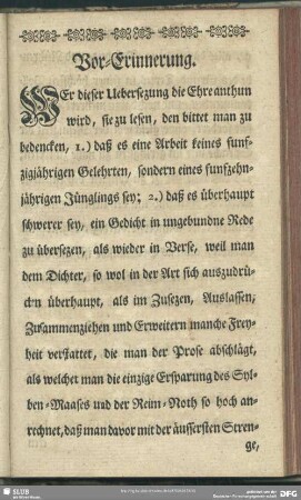 Vor-Erinnerung