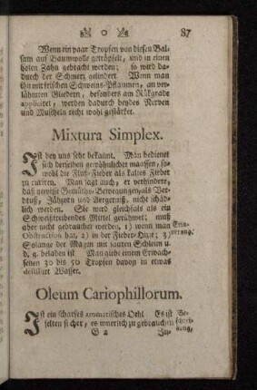 Mixtura Simplex.