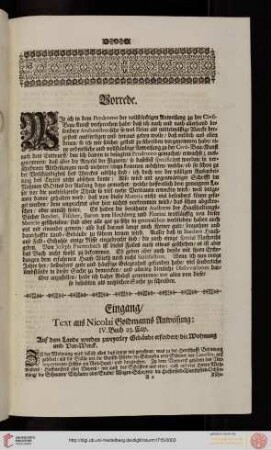 Eingang/ Text aus Nicolai Goldmanns Anweisung