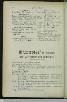 Göppersdorf bei Burgstädt mit Herrenhaide und Kühnhaide