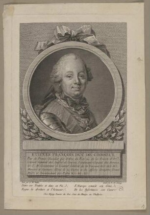 Bildnis des Étienne-François de Choiseul