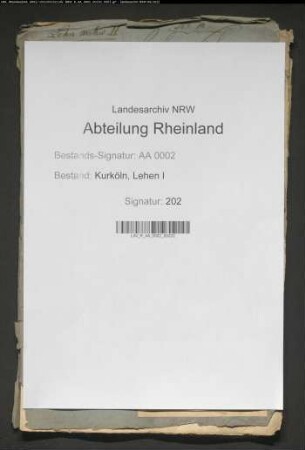 Spezifikation der Lehengüter und der darauf haftenden Schulden