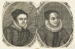 Bildnis der Sibylla Hohmann und der Dorothea Martin