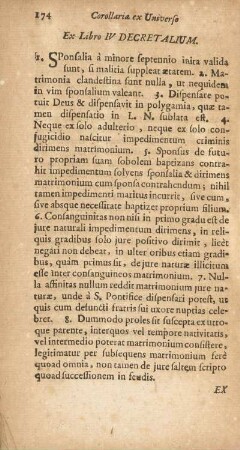 Ex Libro IV. Decretalium