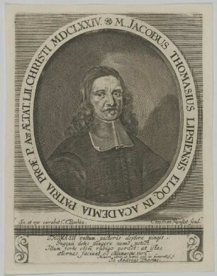 Bildnis des Jacobus Thomasius