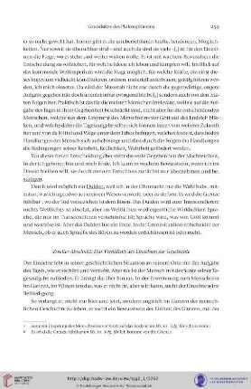 Zweiter Abschnitt: Das Verhältnis des Einzelnen zur Geschichte