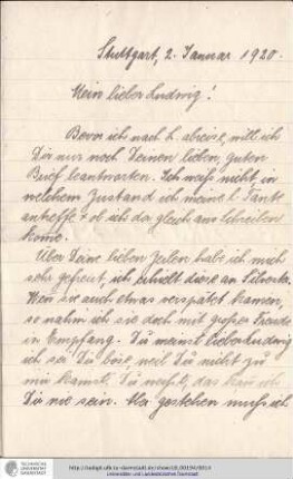 Brief vom 02.01.1920