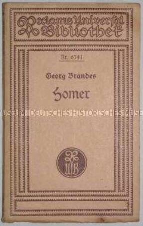 Abhandlung über Homer (deutsche Übersetzung aus dem Dänischen)