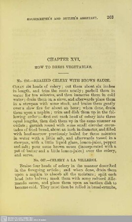 Chapter XVI. How to dress Vegetables