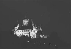 Ansicht des Schlosses Wernigerode bei Nacht