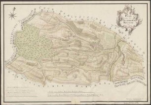 Plan über die Helmsheimer Marckung