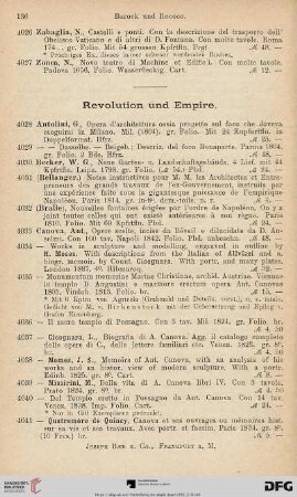 Revolution und Empire (Nr. 4028 - 4075)