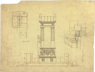 Pfann, Paul; Aschaffenburg; Ludwigsbrunnen - Ansicht, Details