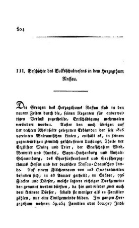 Geschichte des Volksschulwesens in dem Herzogthum Nassau