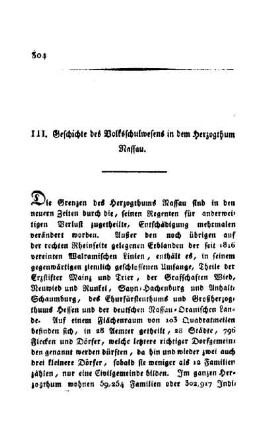 Geschichte des Volksschulwesens in dem Herzogthum Nassau