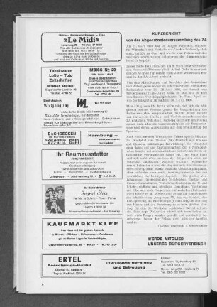 Kurzbericht von Abgeordetenversammlung ZA