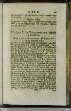 Allerhand Arten Branntwein und Wasser zu destilliren