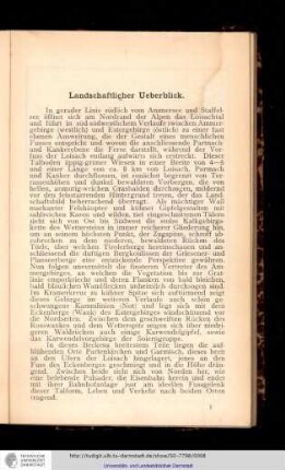 Landschaftlicher Überblick