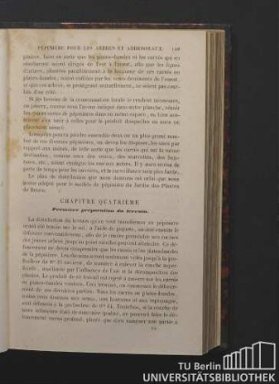 Chapitre quatrième. Première préparation du terrain.