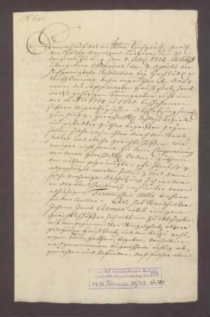 Abschätzung zweier dem Philipp Mannshard von Linx und dem Andreas Asmus von Bischofsheim gehöriger Hausplätze zu Bischofsheim.