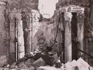 Ruine der Frauenkirche, Inneres, Chor