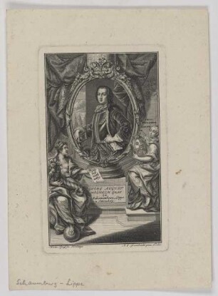 Bildnis des Georg August Wilhelm zu Schauenburg, Lippe u. Sternberg