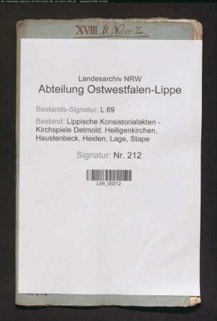 Reverse von Pastoren