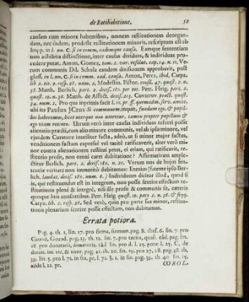 Errata potiora.