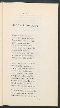 Horas dulces