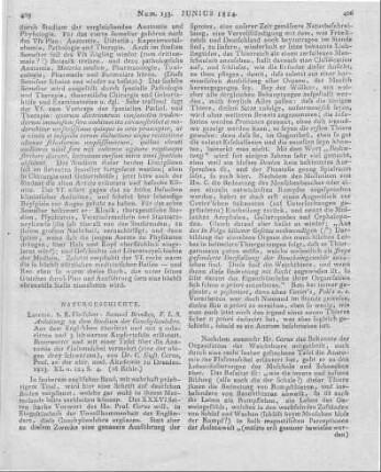 Brookes, S.: Anleitung zum Studium der Conchylienlehre. Übers. v. C. G. Carus. Leipzig: Fleischer 1823