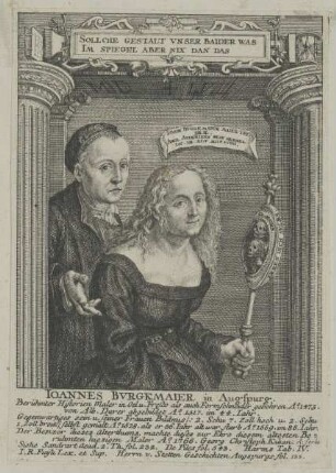 Doppelbildnis des Ioannes Bvrgkmaier und der Anna Bvrgkmaier