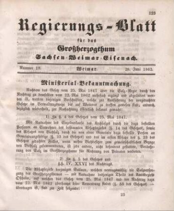 Nr. 19 : 28. Juni 1862
