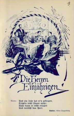 Die Herren Einjährigen