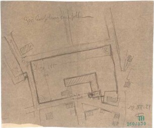 Fischer, Theodor; Kempten / Allgäu (Bayern); Generalbaulinienplan - Lageplan
