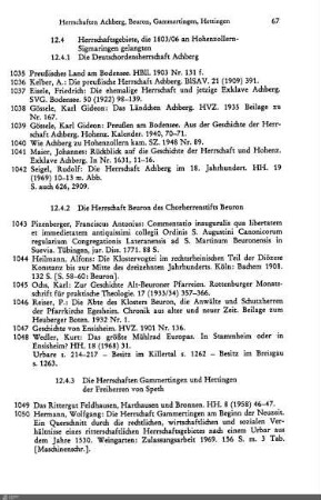 12.4.2 Die Herrschaft Beuron des Chorherrenstifts Beuron