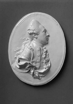 Medaillon mit dem Bildnis eines Mannes mit Orden