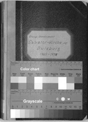 Salvatorkirche (reformiert): Trauungen 1865 - 1870