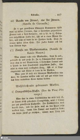 Wohlriechende gebrannte Wasser