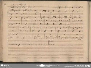 Duett mit Chor (tr, timp)