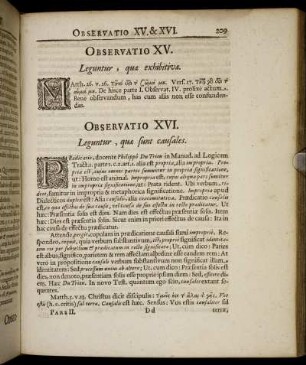 Observatio XV. Leguntur, quæ exhibitivæ.
